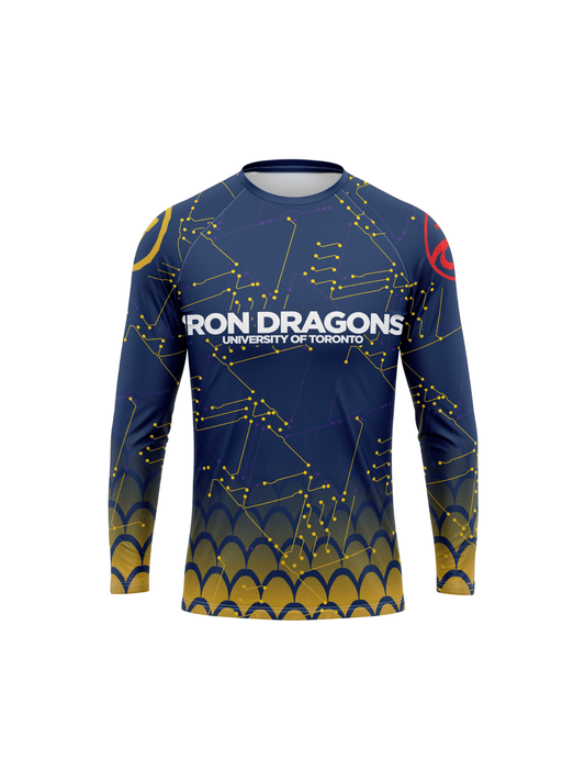 TNPC Iron Dragons Men's Athletic Jersey Long Sleeve - Oddball Workshop
