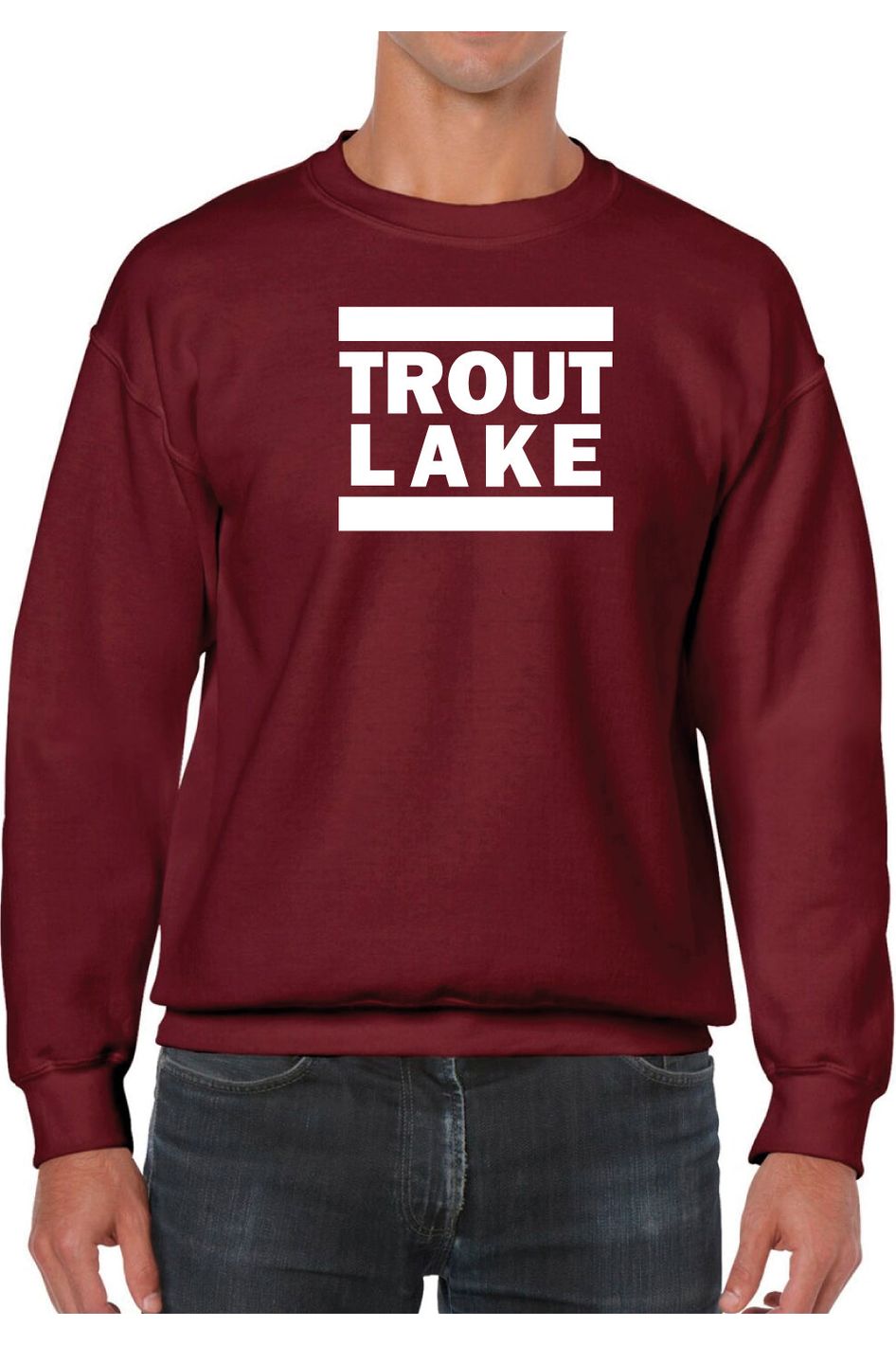 Trout Lake | Crewneck Sweatshirt (Adult) - Oddball Workshop