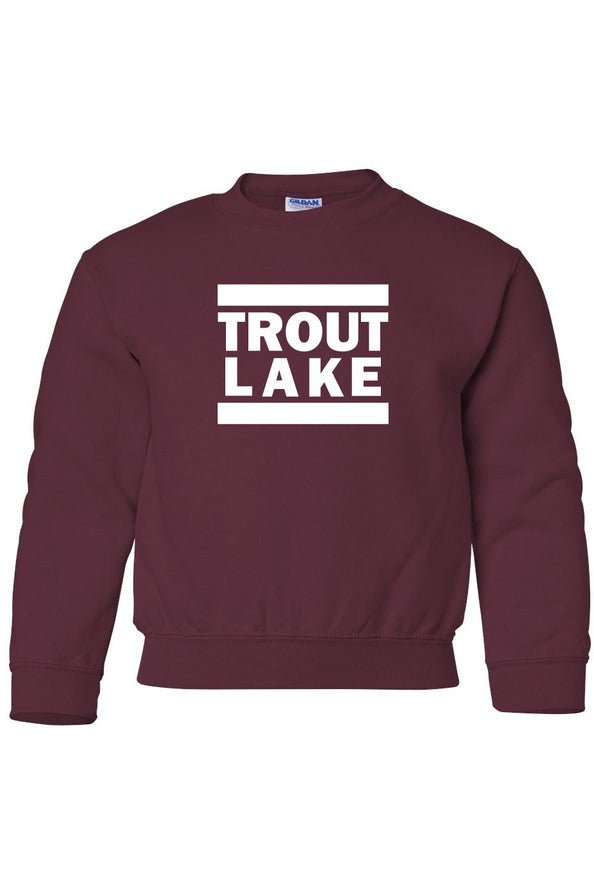 Trout Lake | Crewneck Sweatshirt (Youth) - Oddball Workshop