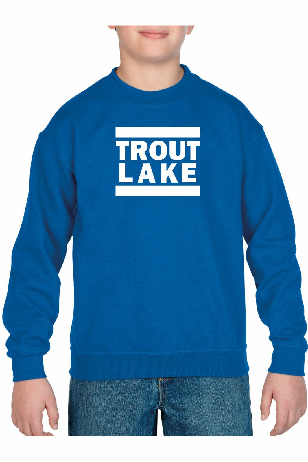Trout Lake | Crewneck Sweatshirt (Youth) - Oddball Workshop