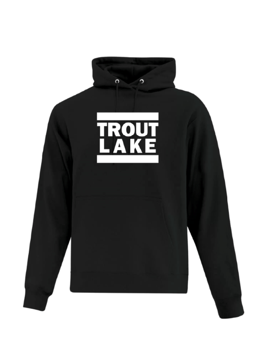 Trout Lake | Pullover Hoodie - Front Print (Adult) - Oddball Workshop