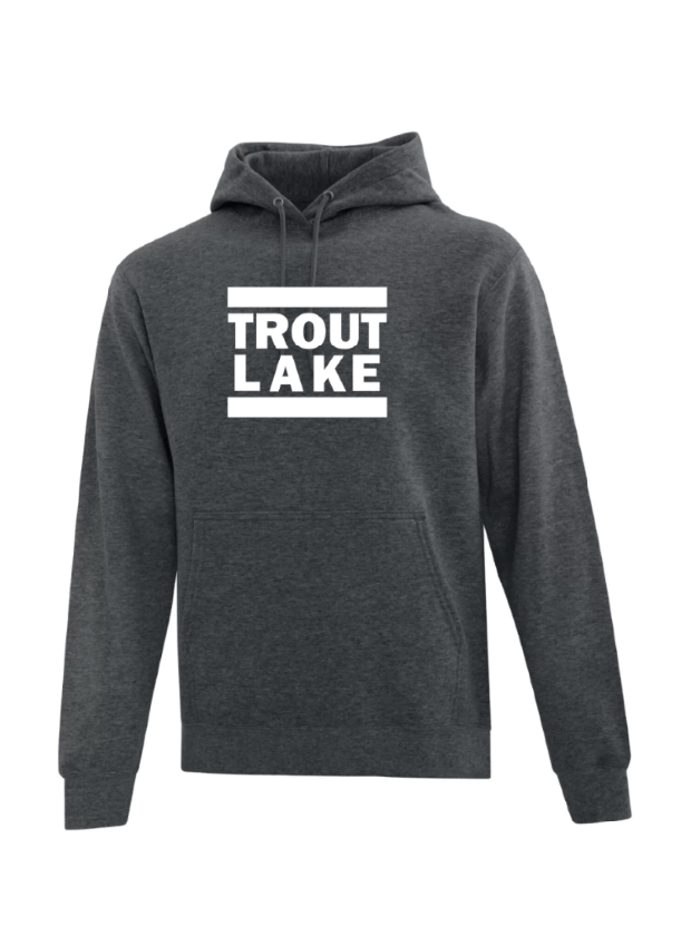Trout Lake | Pullover Hoodie - Front Print (Adult) - Oddball Workshop