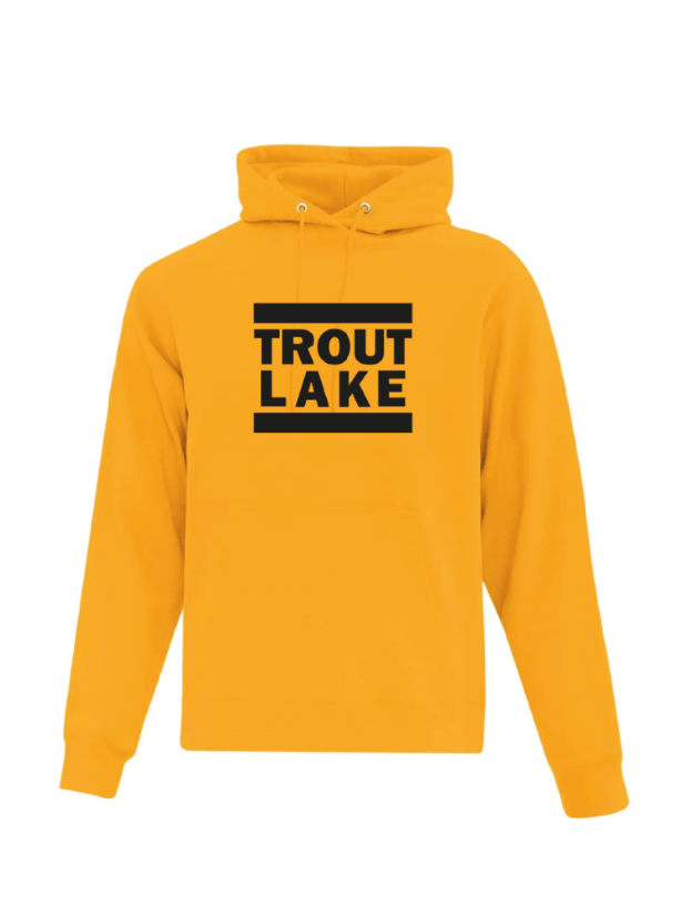 Trout Lake | Pullover Hoodie - Front Print (Adult) - Oddball Workshop