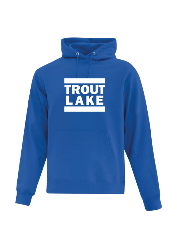 Trout Lake | Pullover Hoodie - Front Print (Adult) - Oddball Workshop