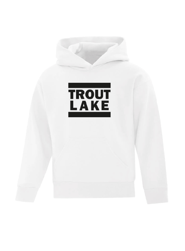 Trout Lake | Pullover Hoodie - Front Print (Youth) - Oddball Workshop