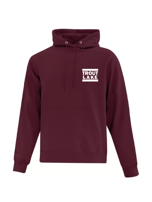 Trout Lake | Pullover Hoodie - Left Chest (Adult) - Oddball Workshop