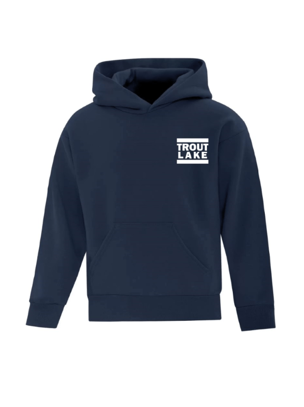 Trout Lake | Pullover Hoodie - Left Chest (Youth) - Oddball Workshop