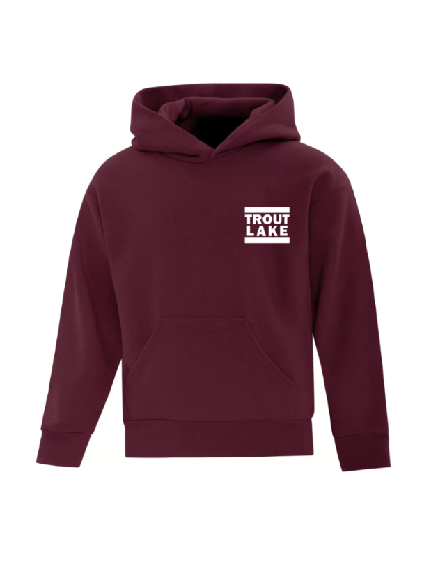Trout Lake | Pullover Hoodie - Left Chest (Youth) - Oddball Workshop