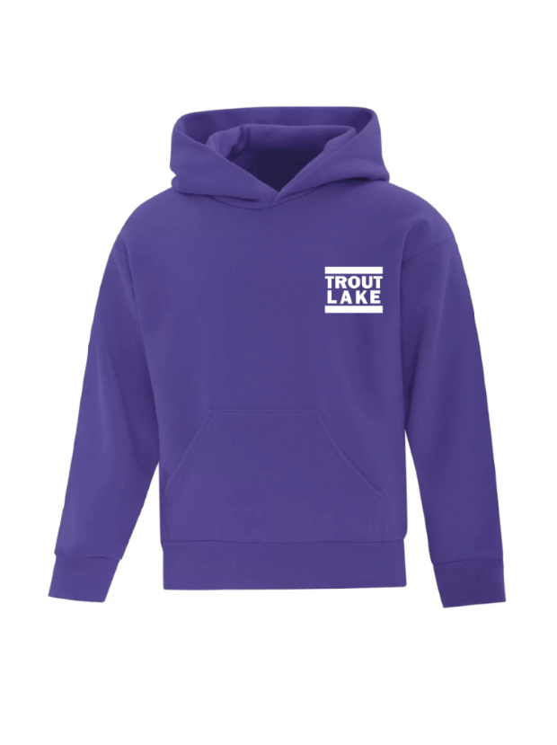 Trout Lake | Pullover Hoodie - Left Chest (Youth) - Oddball Workshop