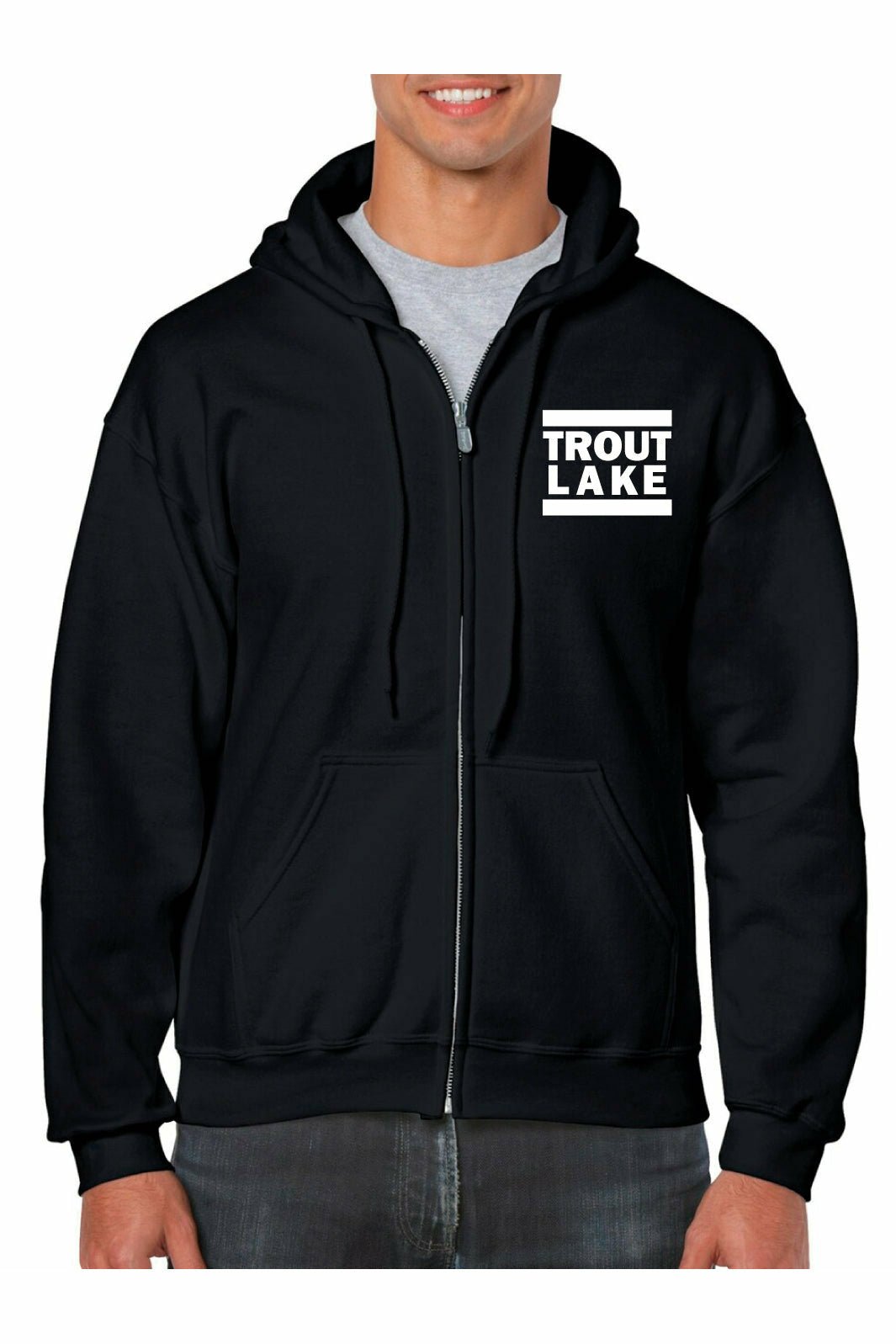Trout Lake | Zip Hoodie (Adult) - Oddball Workshop