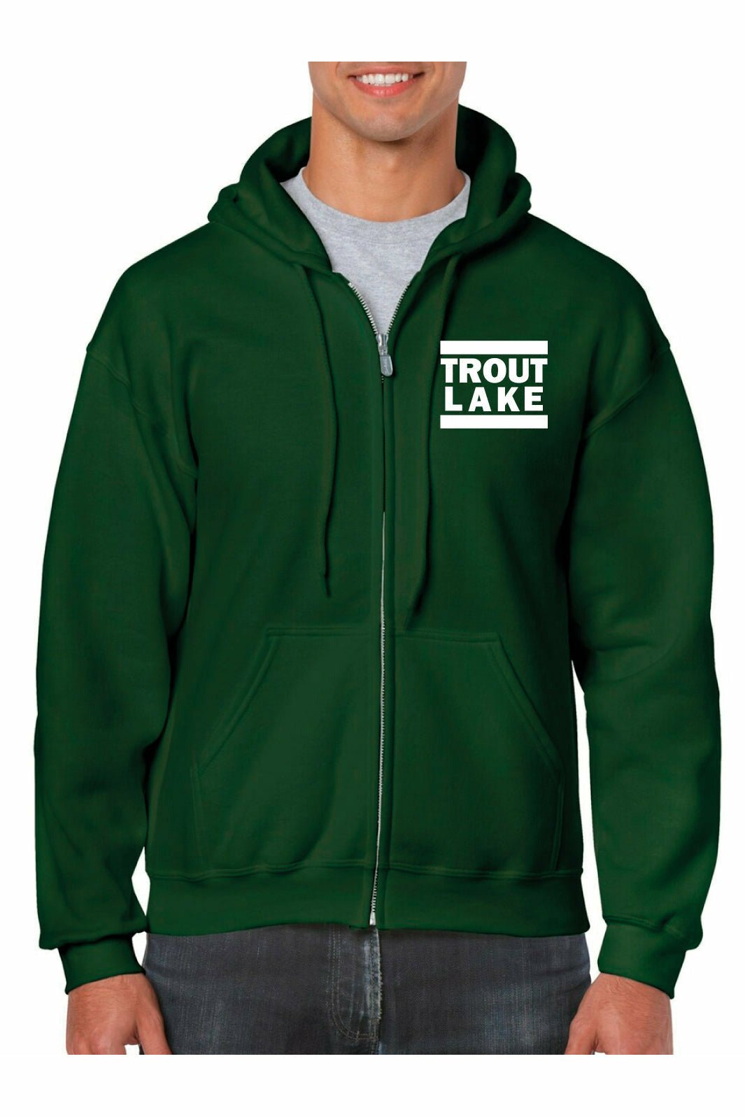 Trout Lake | Zip Hoodie (Adult) - Oddball Workshop