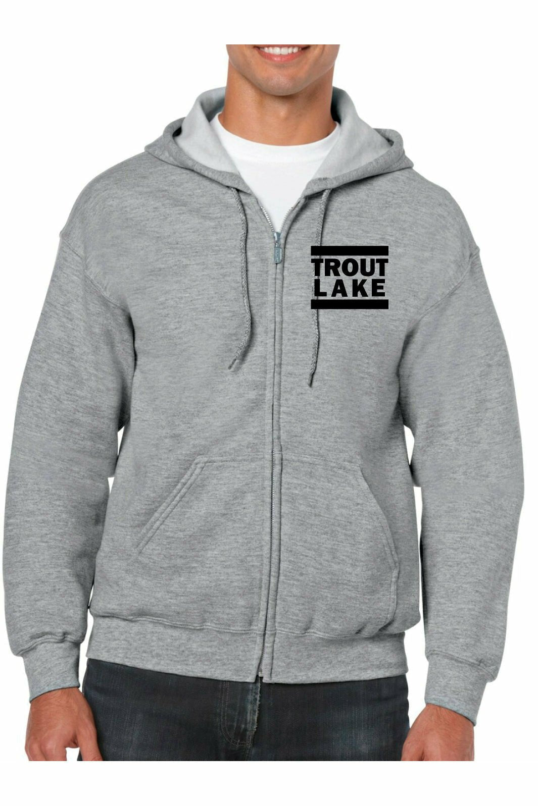 Trout Lake | Zip Hoodie (Adult) - Oddball Workshop