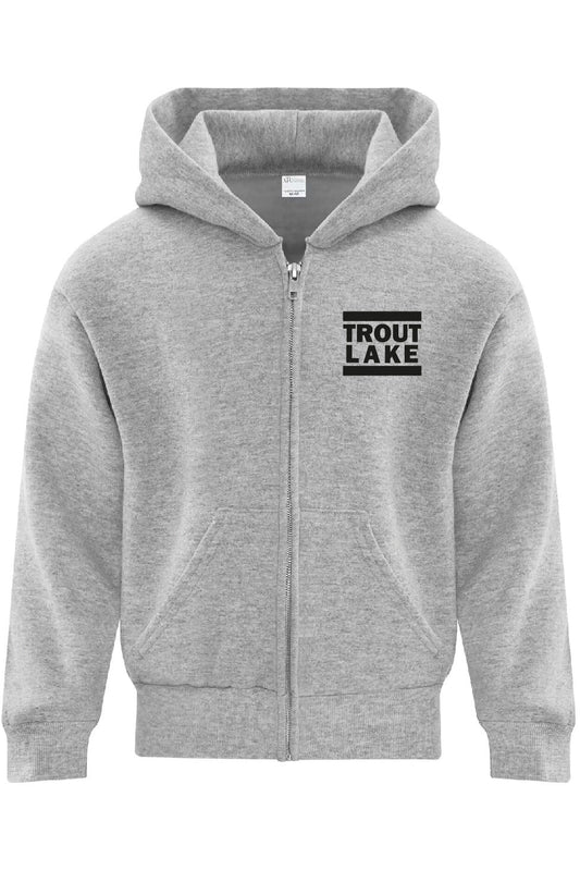 Trout Lake | Zip Hoodie (Youth) - Oddball Workshop