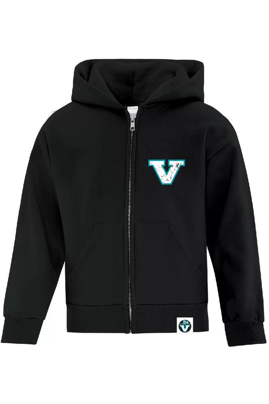 Vancouver Lacrosse | Full Zip Hoodie (Youth) - Oddball Workshop