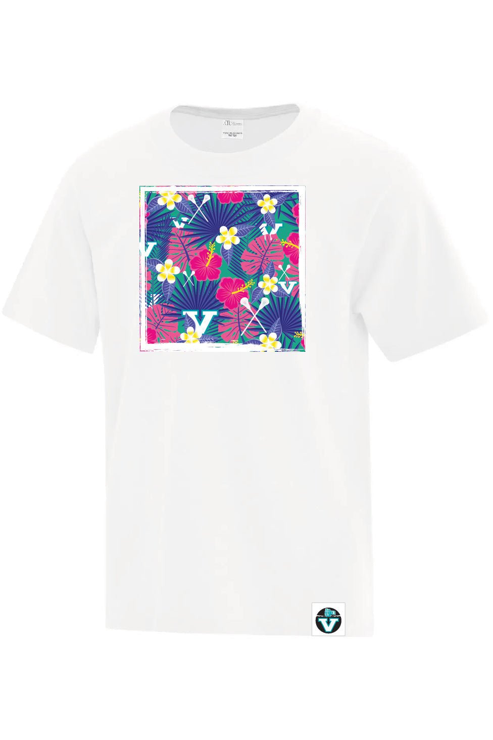Vancouver Lacrosse Hawaiian Square Short Sleeve Tee (Youth) - Oddball Workshop
