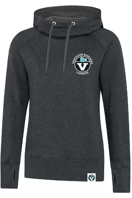 Vancouver Lacrosse | Left Chest Crest Logo Heavy Weight Hoodie (Women's) - Oddball Workshop