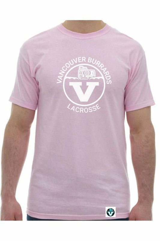 Vancouver Lacrosse | OG Logo Pink Shirt (Adult) - Oddball Workshop