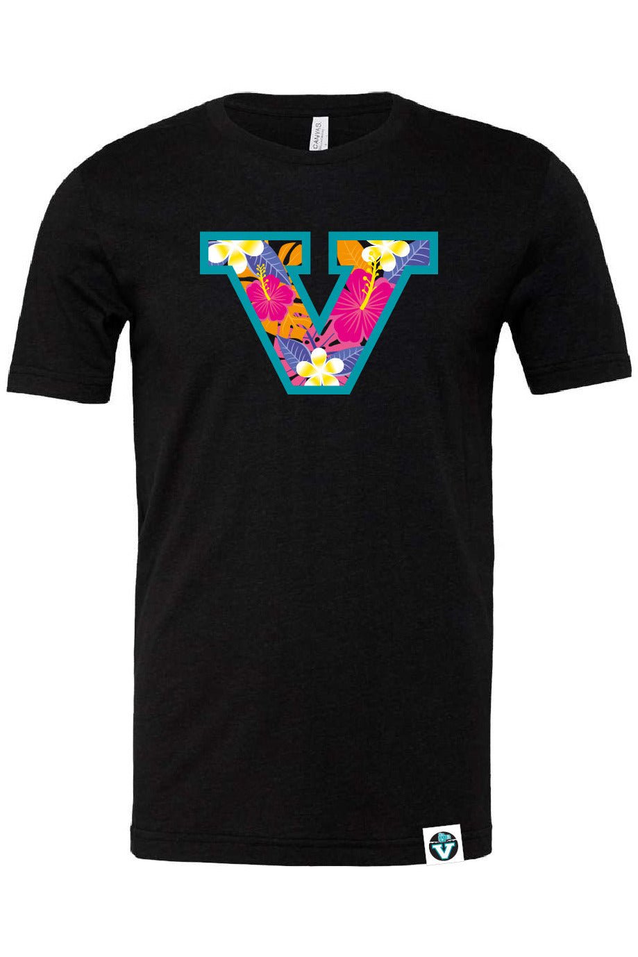 Vancouver Lacrosse | Premium Floral V Short Sleeve Tee (Adult) - Oddball Workshop