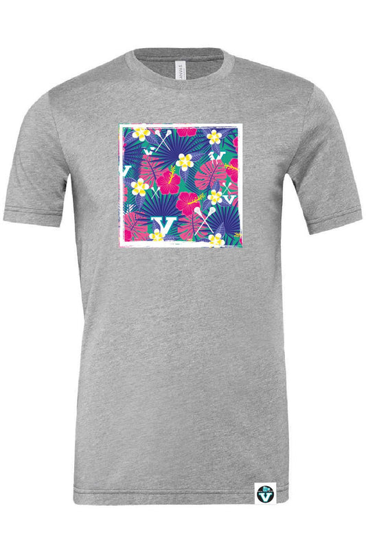Vancouver Lacrosse | Premium Hawaiian Square Shorts Sleeve Tee (Adult) - Oddball Workshop