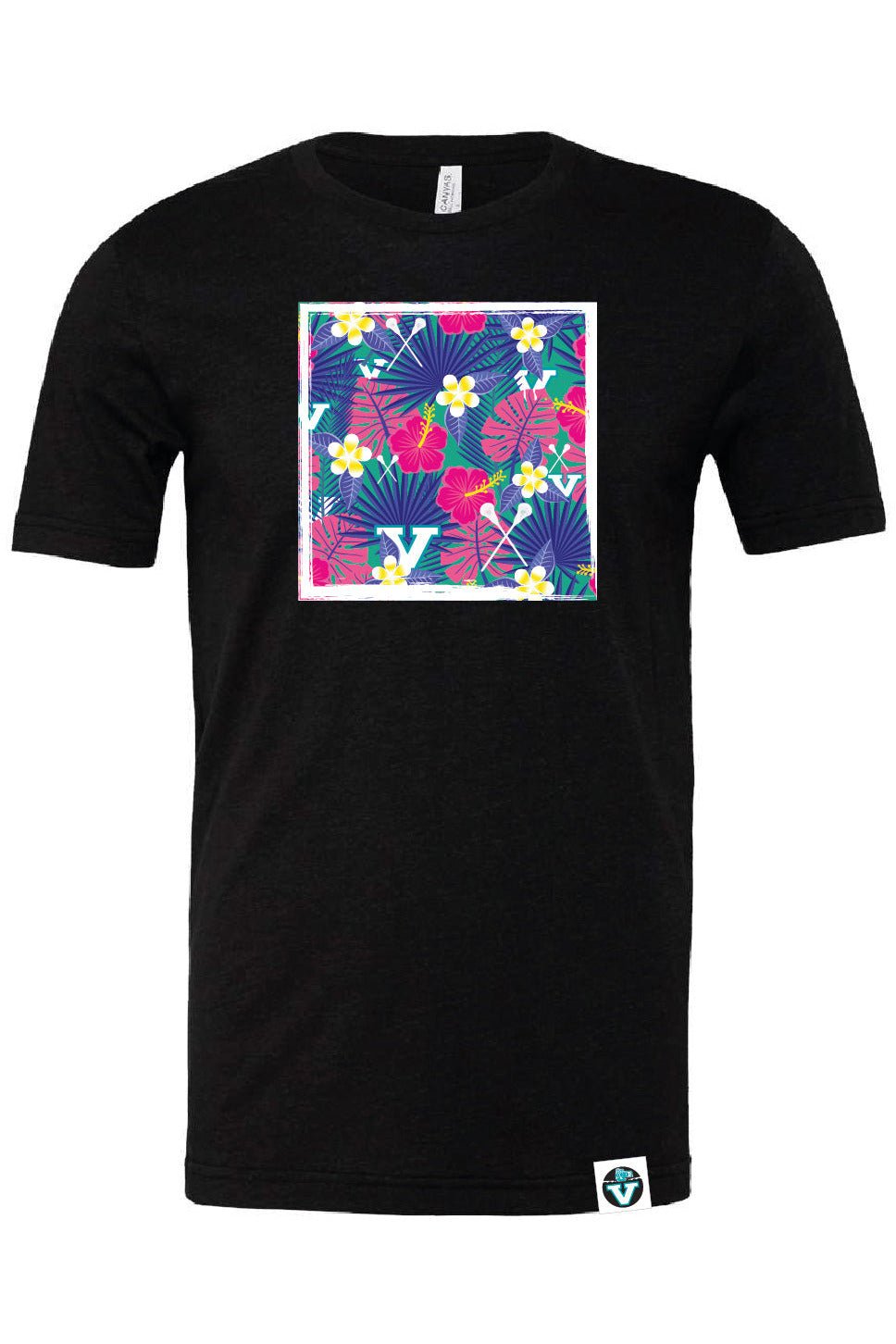 Vancouver Lacrosse | Premium Hawaiian Square Shorts Sleeve Tee (Adult) - Oddball Workshop