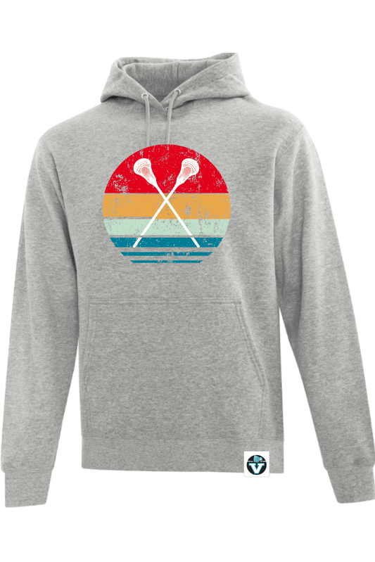 Vancouver Lacrosse | Sunset Mid-weight Hoodie (Adult) - Oddball Workshop