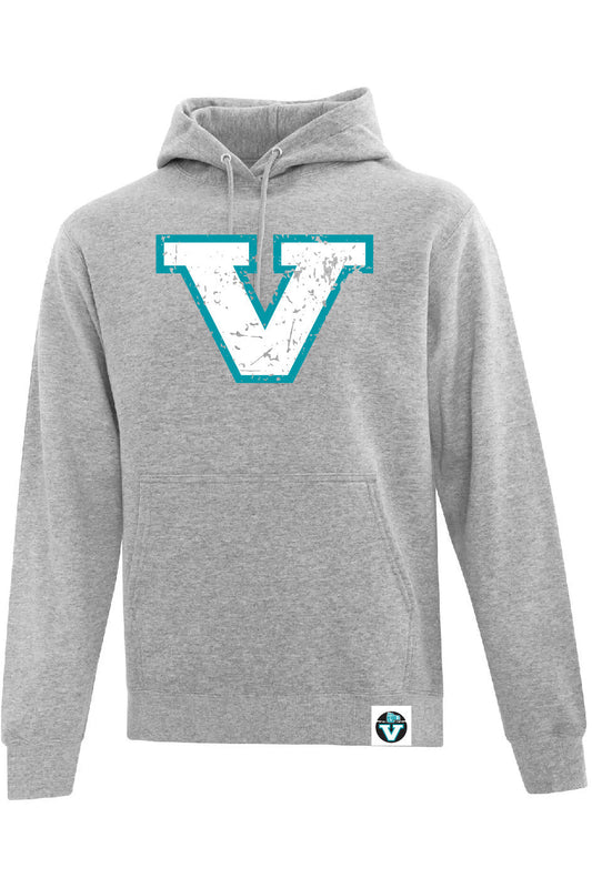 Vancouver Lacrosse | Vintage V Hoodie (Adult) - Oddball Workshop