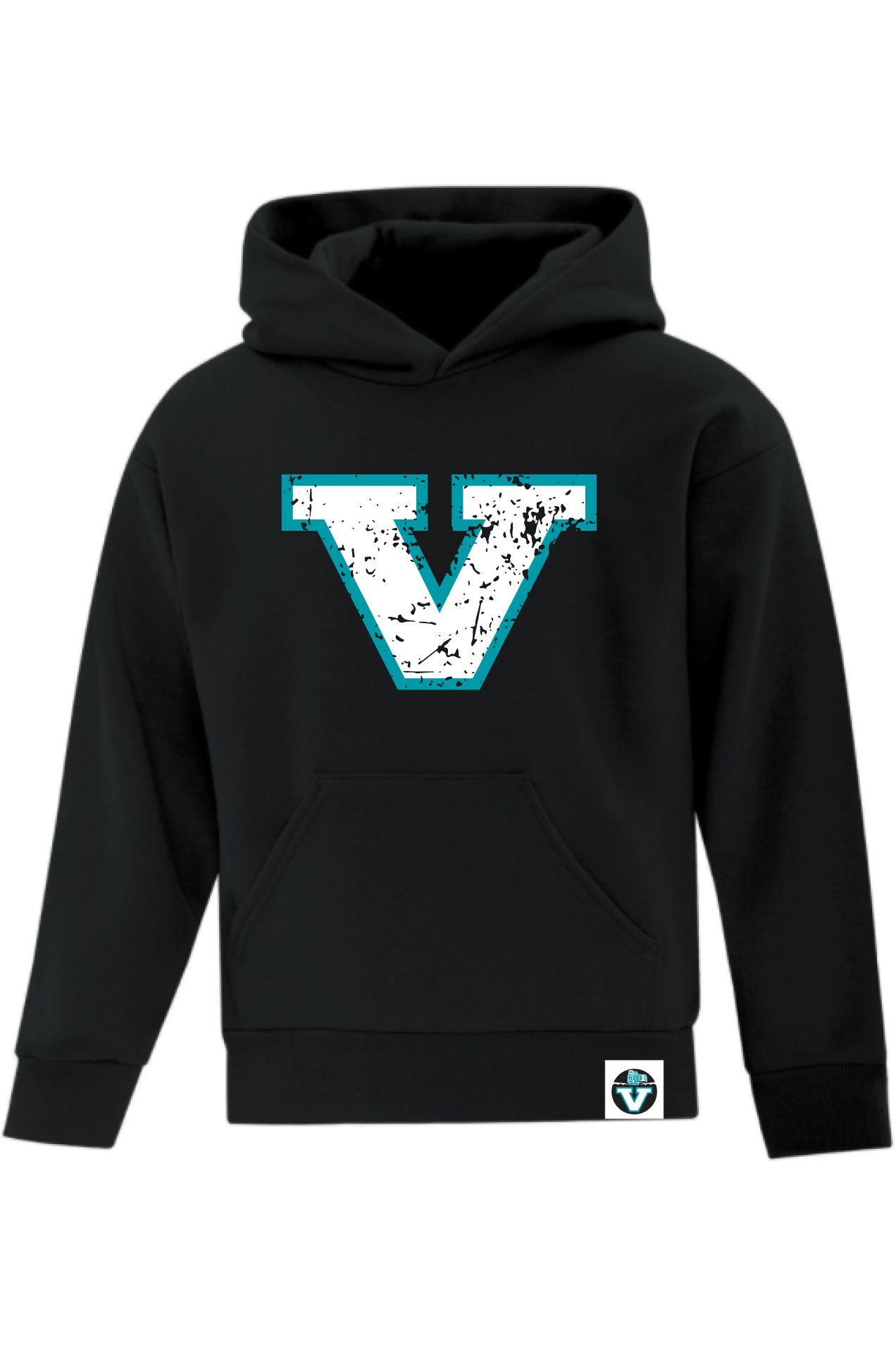 Vancouver Lacrosse | Vintage V Hoodie (Youth) - Oddball Workshop