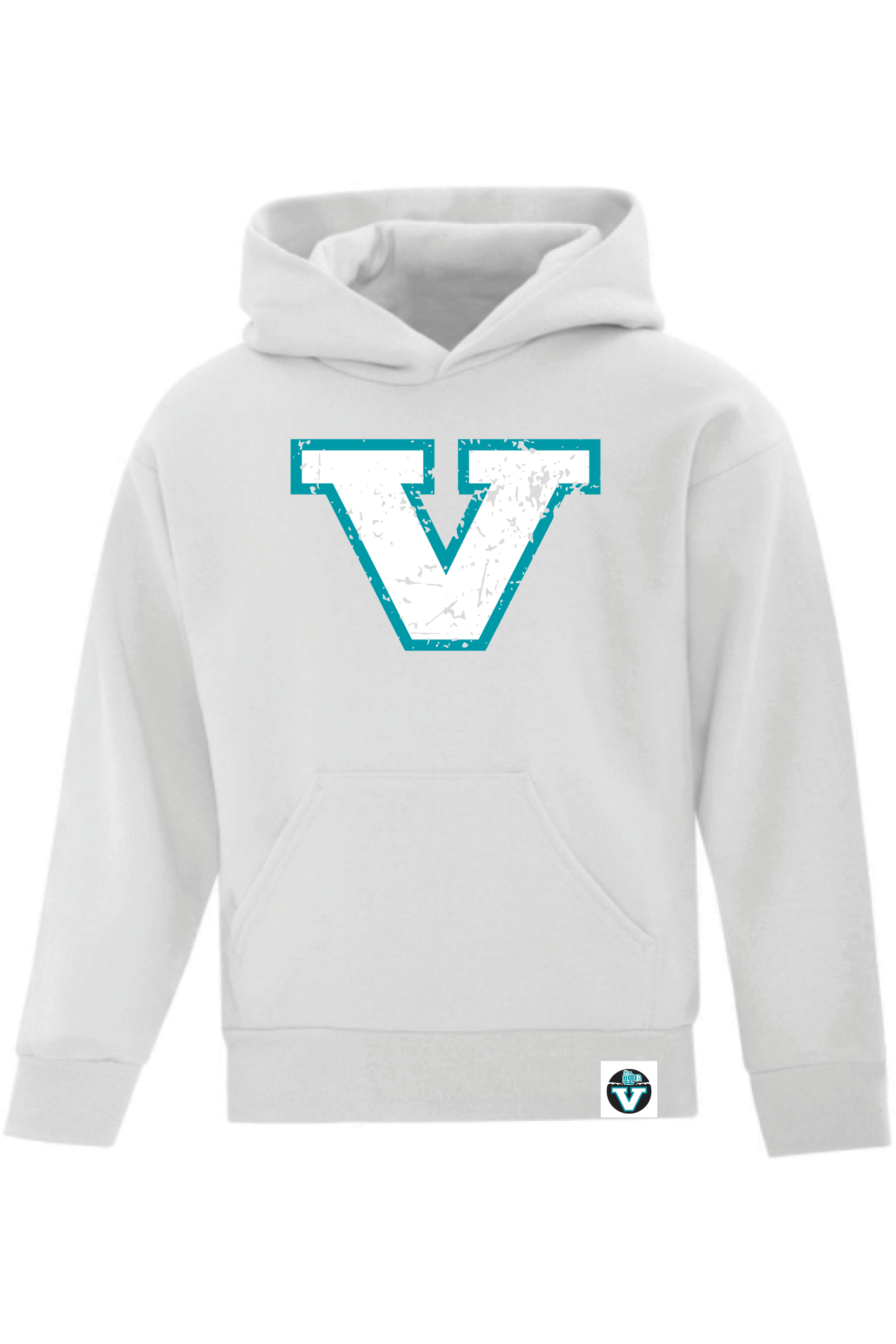 Vancouver Lacrosse | Vintage V Hoodie (Youth) - Oddball Workshop