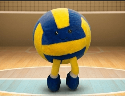 Oddball Plush Volleyball - Large - Oddball Workshop