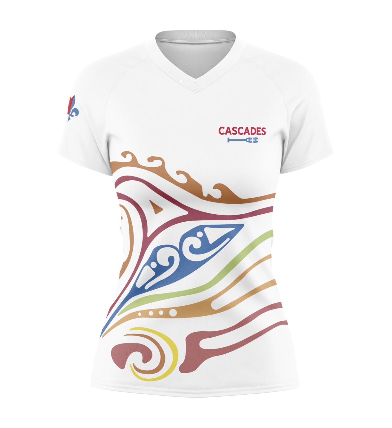Cascades Club H2O Womens Athletic Short - Sleeve Jersey - Oddball Workshop