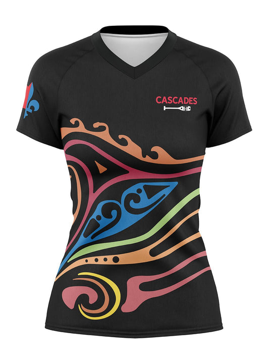 Cascades Club H2O Womens Athletic Short - Sleeve Jersey - Oddball Workshop