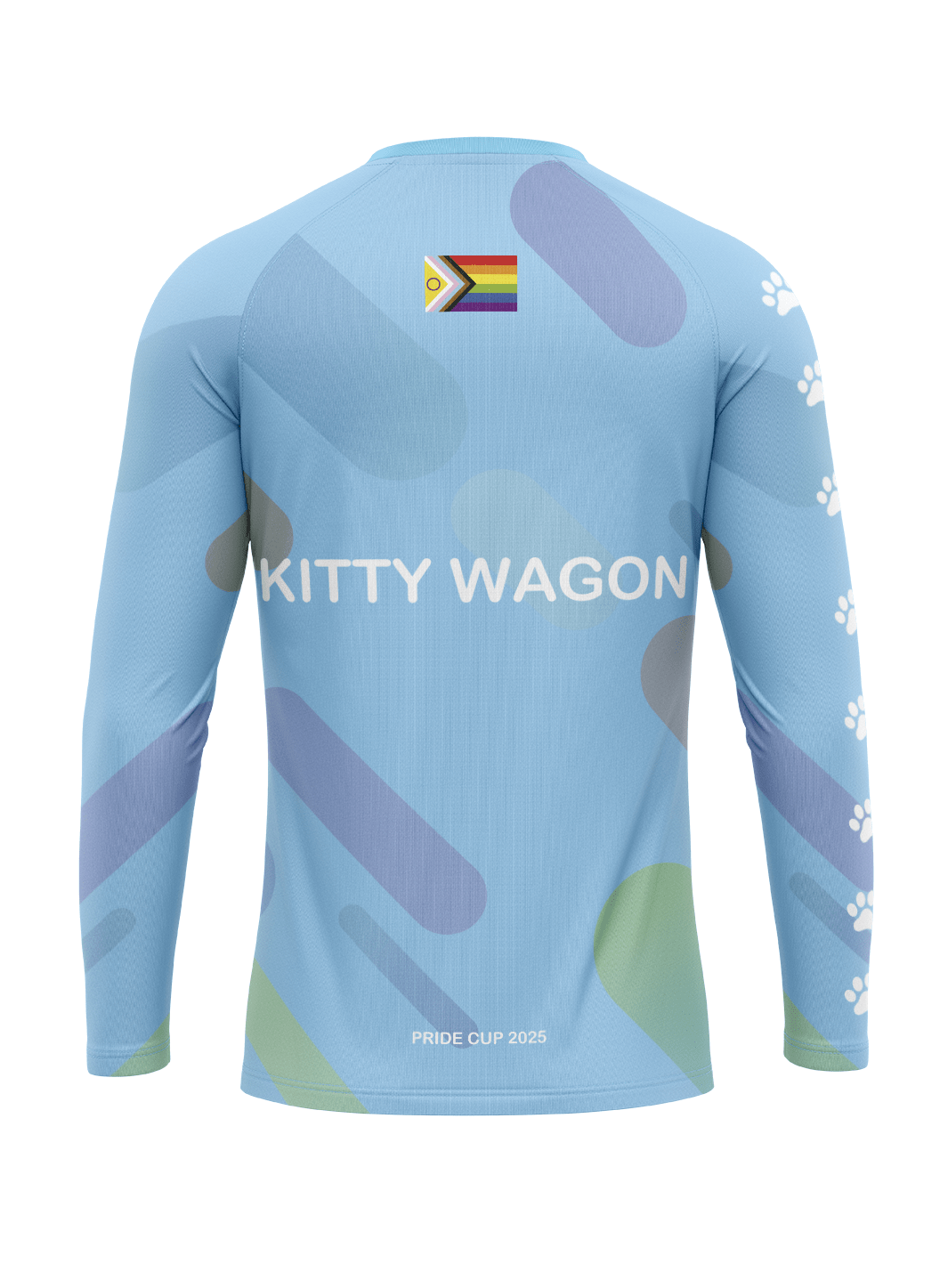 Kitty Wagon Men's H20 Athletic Jersey Long Sleeve - Oddball Workshop