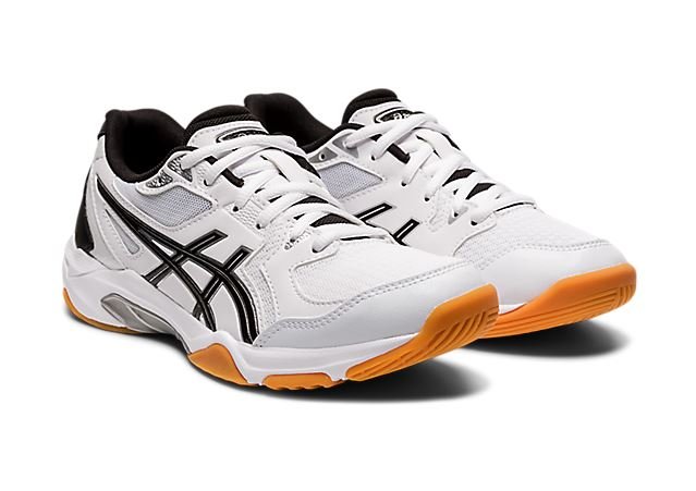 Asics gel rocket 9 white black hotsell