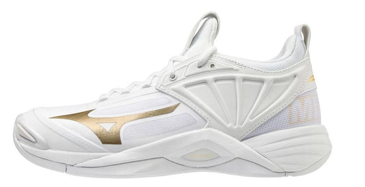 Mizuno Women's Momentum 2.0 - White/Gold - Oddball Workshop