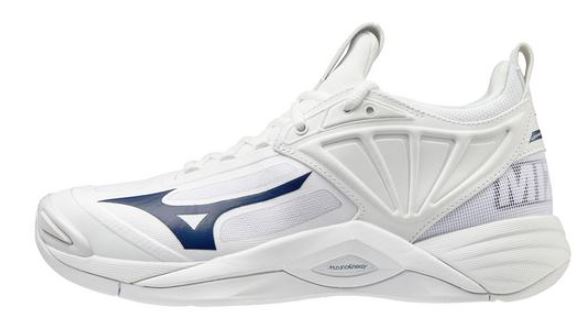 Mizuno Women's Momentum 2.0 - White/Navy - Oddball Workshop