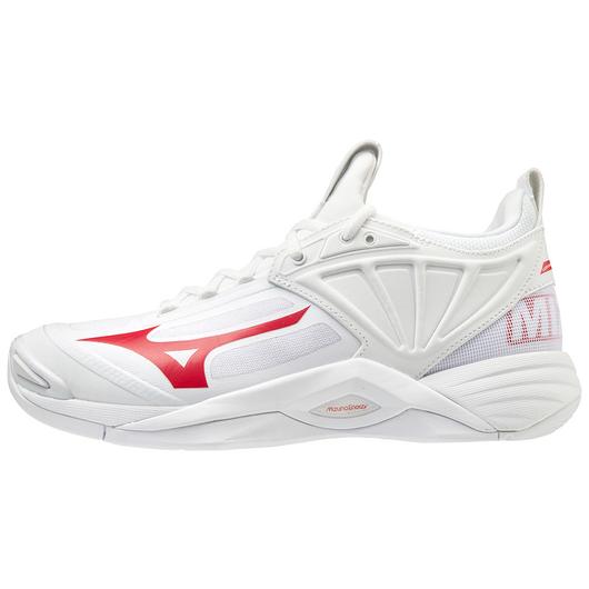 Mizuno Women's Momentum 2.0 - White/Red - Oddball Workshop