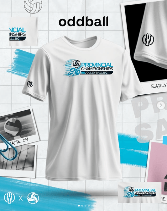 🏐 VBC 2026 Provincials Championships Merch Presale Now Live! - Oddball Workshop