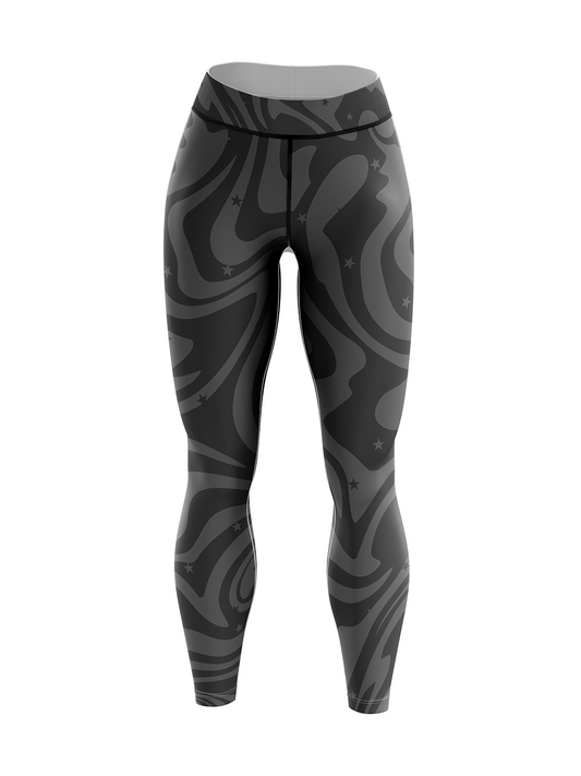 CDG Supernovas | Star Swirls Compression Pocket Leggings