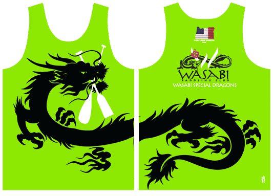 Wasabi Special Dragon | Men's H2O Fitted Tank Top