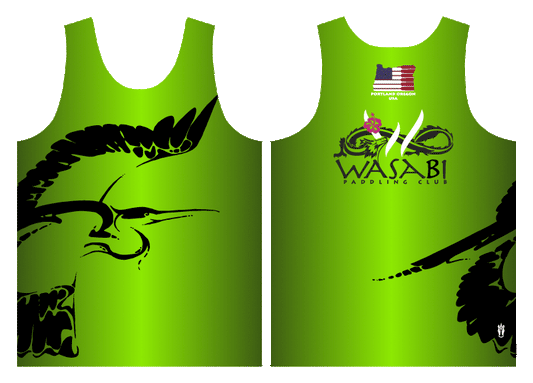 Wasabi Outrigger | Men's H2O Fitted Tank Top
