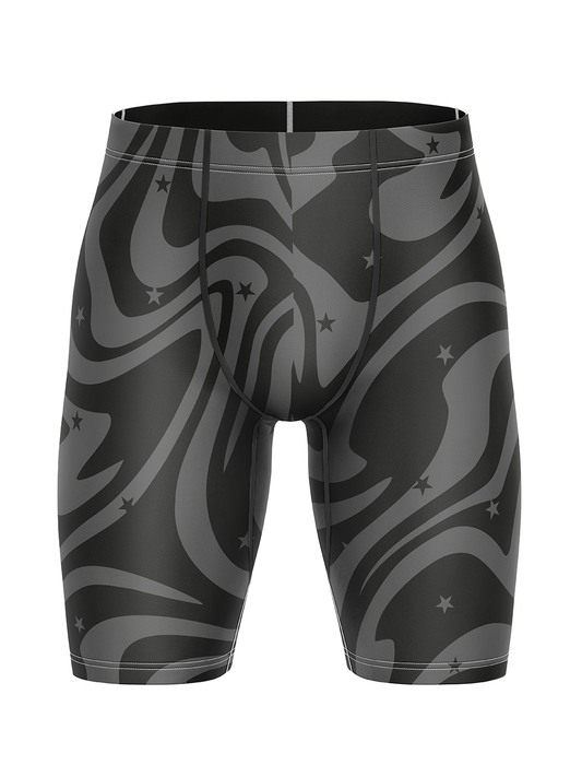 CDG Supernovas | Star Swirls Compression Shorts
