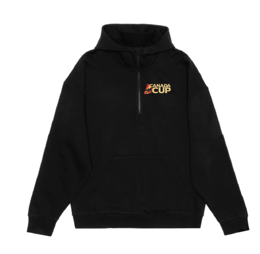 Canada Cup  | Unisex Drop Shoulder 1/2 Zip Hoodie