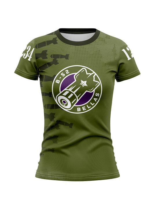 Calgary Roller Derby | B52 Bellas Light | Women's Team Jersey Short Sleeve Dark