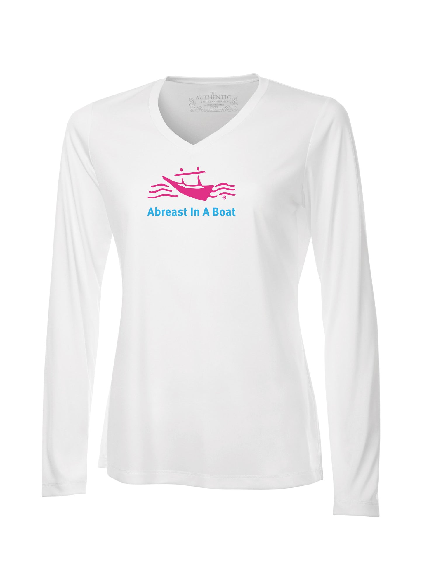 AIAB Long Sleeve V-Neck Ladies Technical Tee