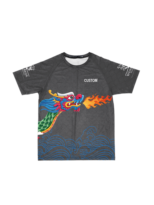 Brier Fire Dragon Boat | Men's Athletic Jersey Short Sleeve