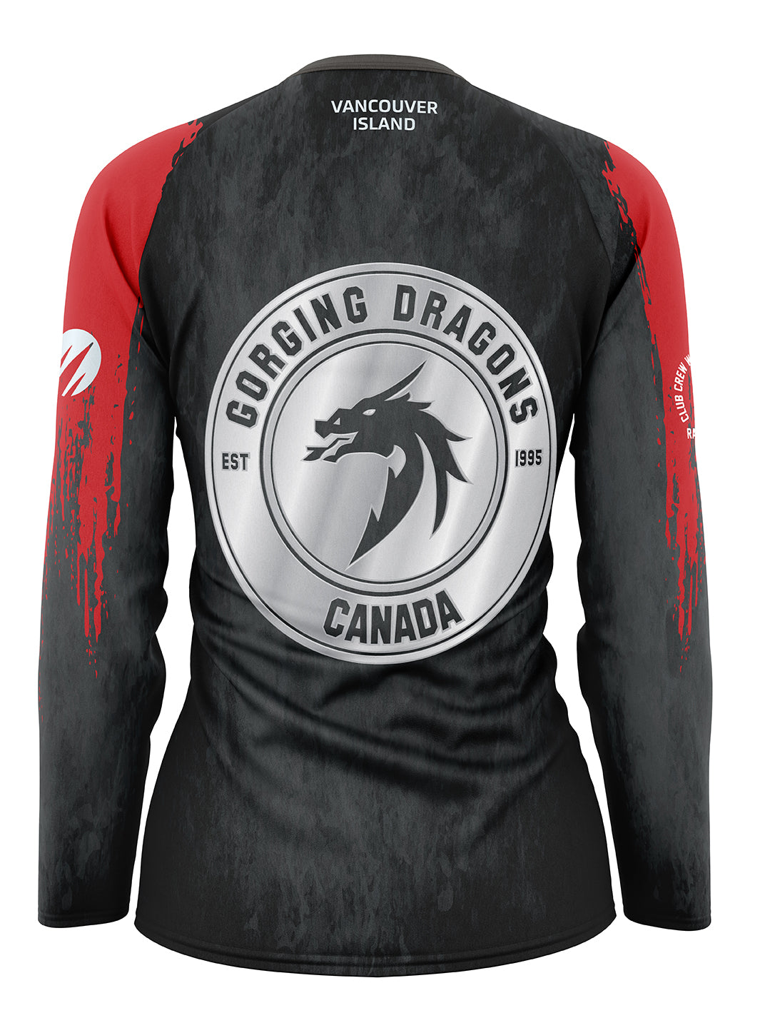 Gorging Dragons | Women's Athletic Jersey Long Sleeve