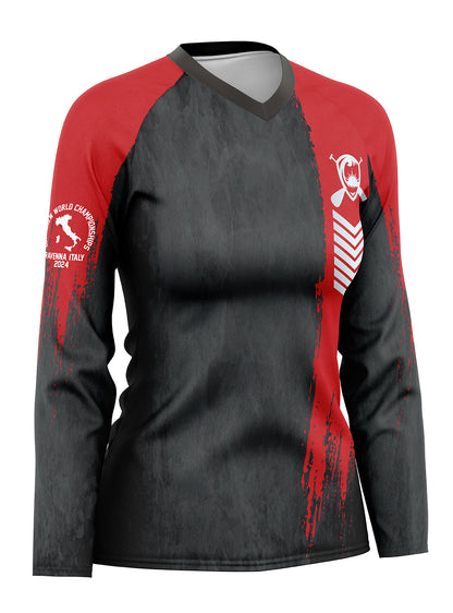 Gorging Dragons | Women's Athletic Jersey Long Sleeve