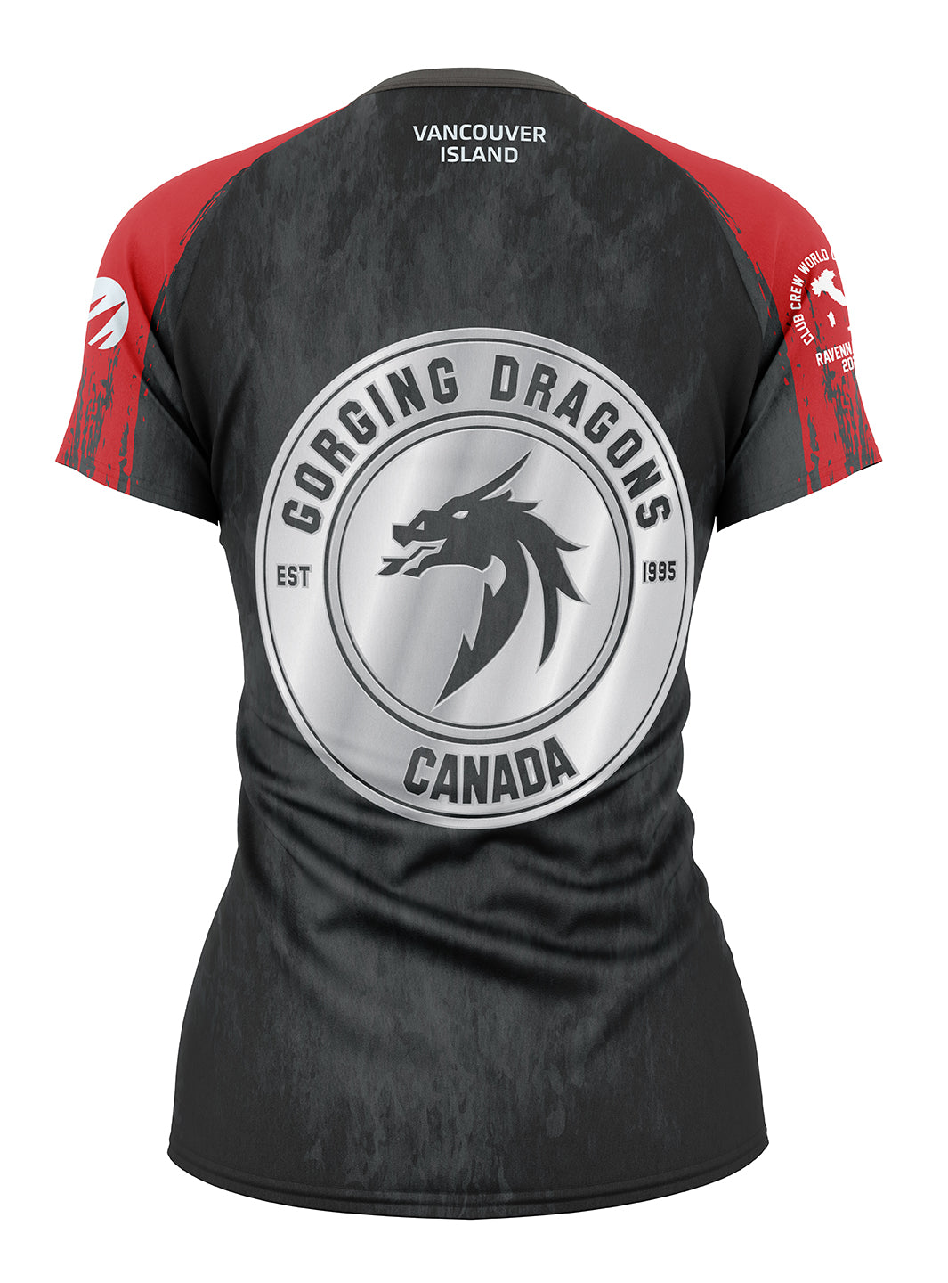 Gorging Dragons | Women's Athletic Jersey Short Sleeve