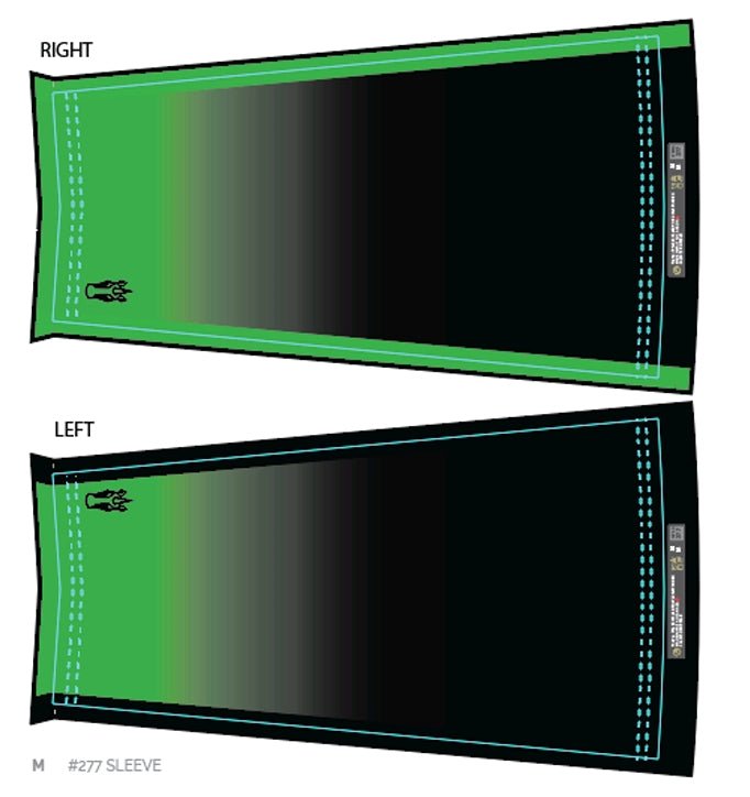 Apex Sublimated Sleeve (pair) - Gradient Logo - Oddball Workshop