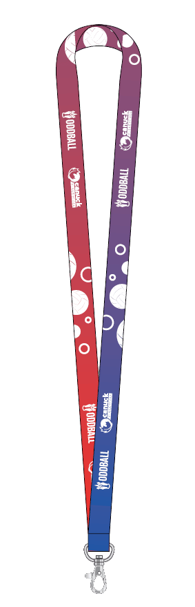 Canuck Volleyball Lanyard - Oddball Workshop